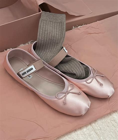 miu miu ballet flat|miu michael shoes.